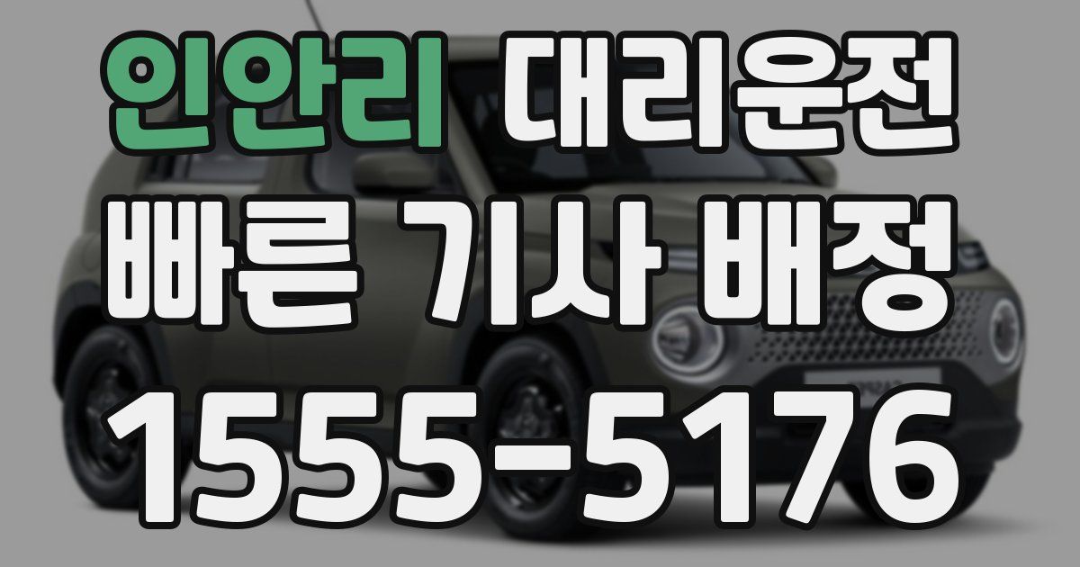 일일대리기사