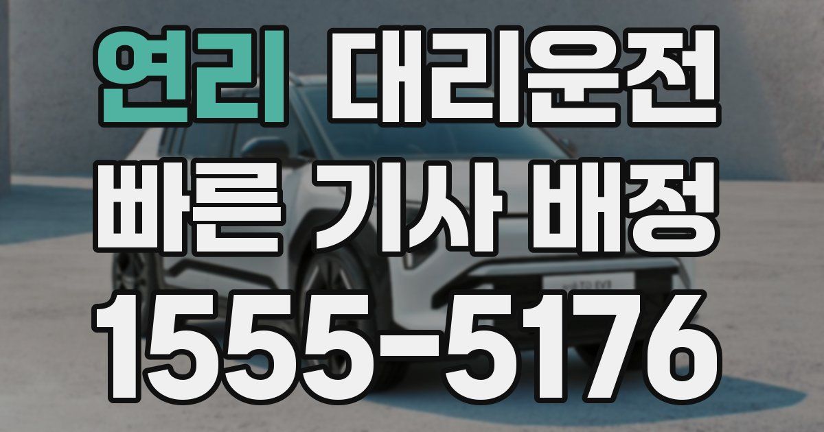 일일대리기사