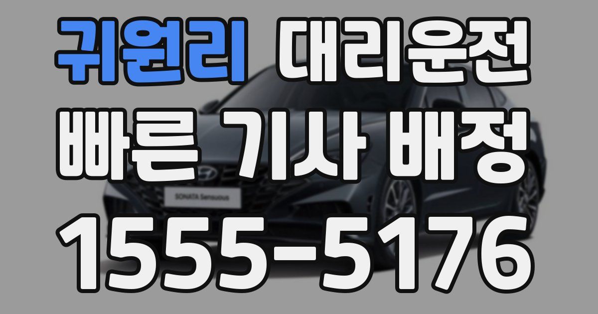 일일대리기사