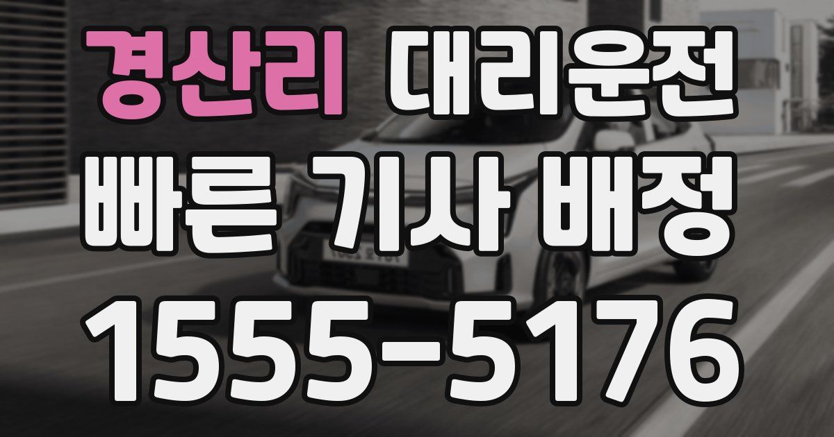 일일대리기사