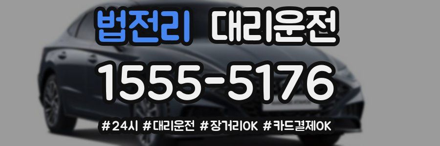 법전리 대리운전