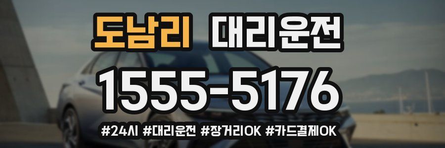 도남리 대리운전