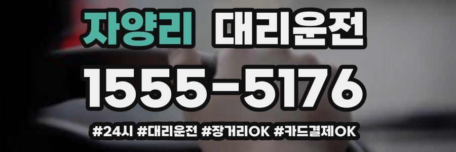자양리 대리운전