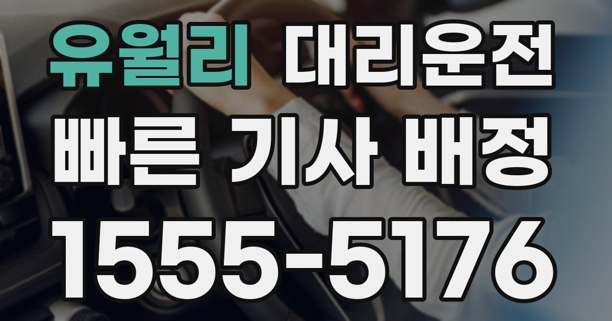 일일대리기사