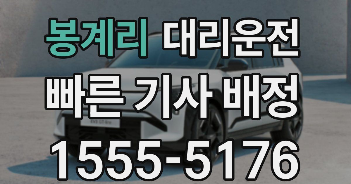 일일대리기사