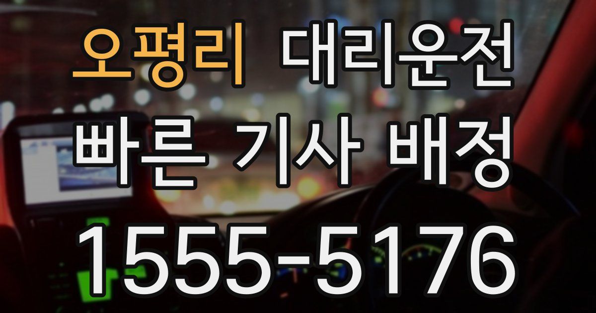 일일대리기사