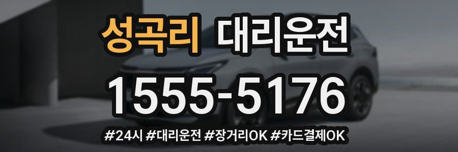 성곡리 대리운전