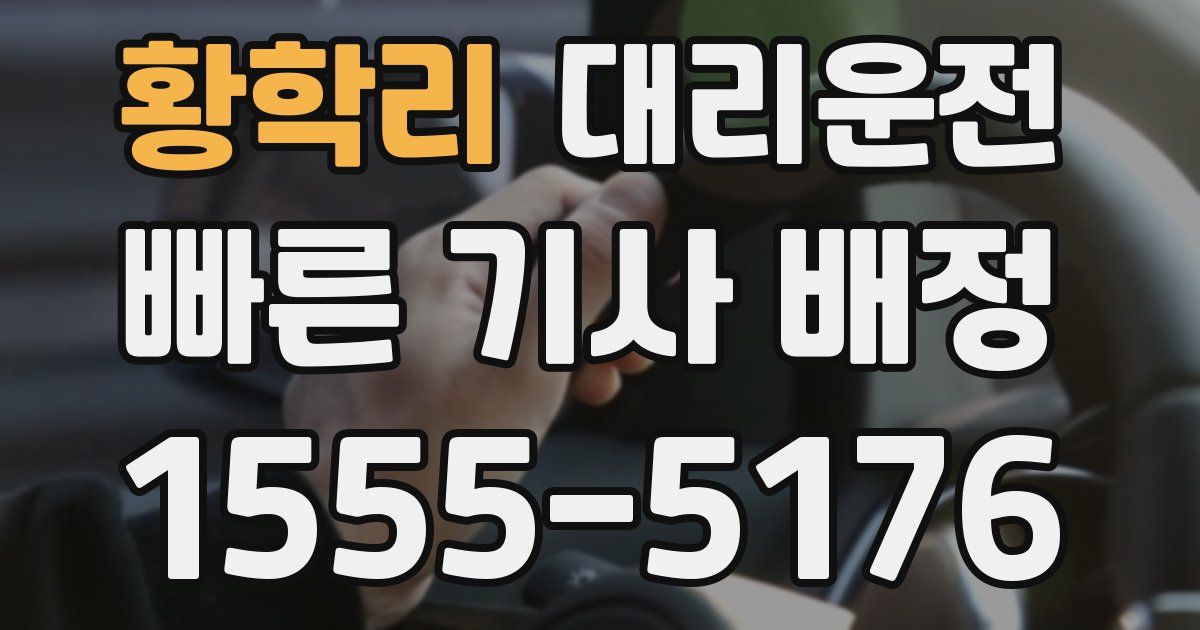 일일대리기사