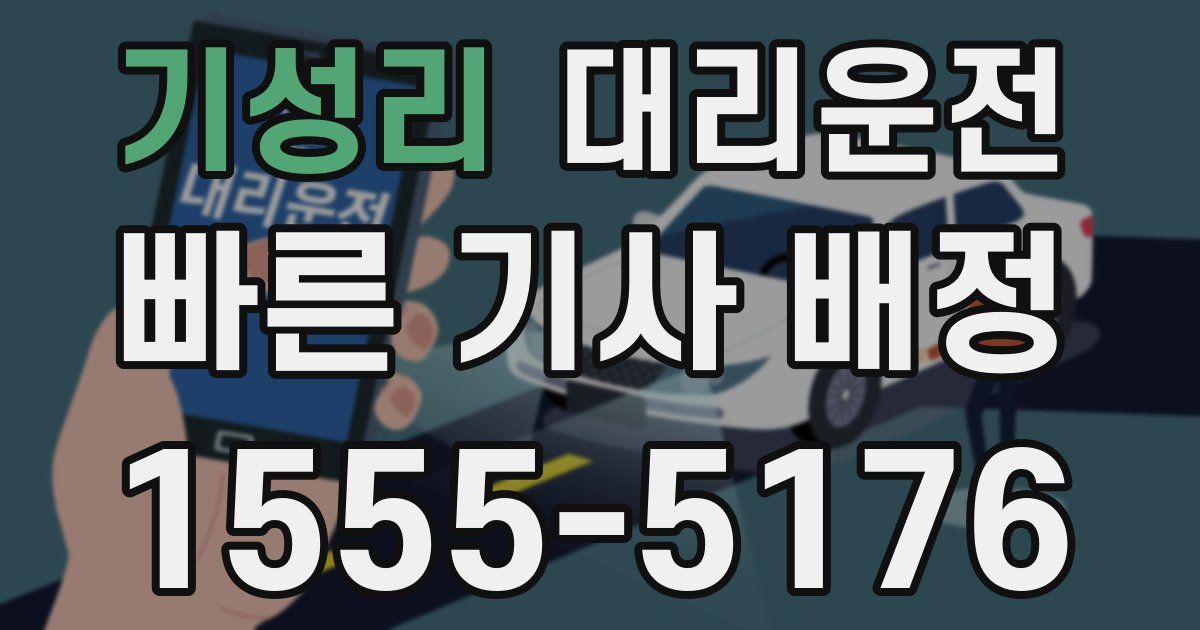 일일대리기사