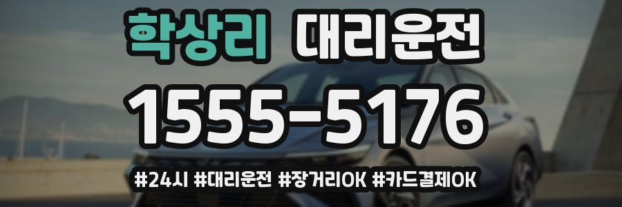 학상리 대리운전