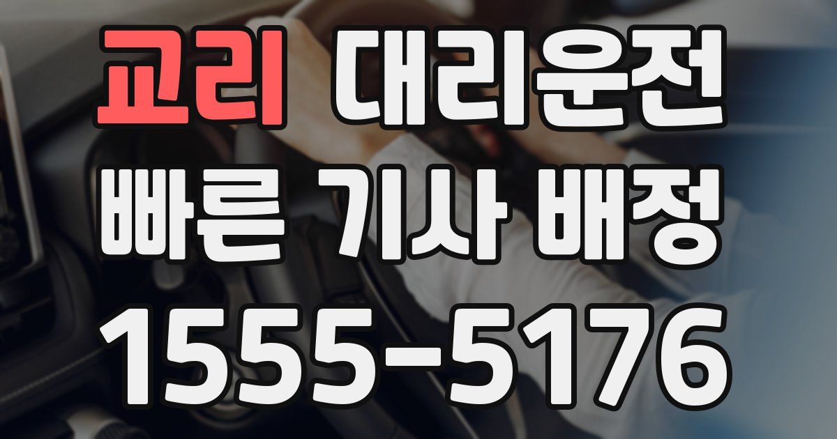 일일대리기사