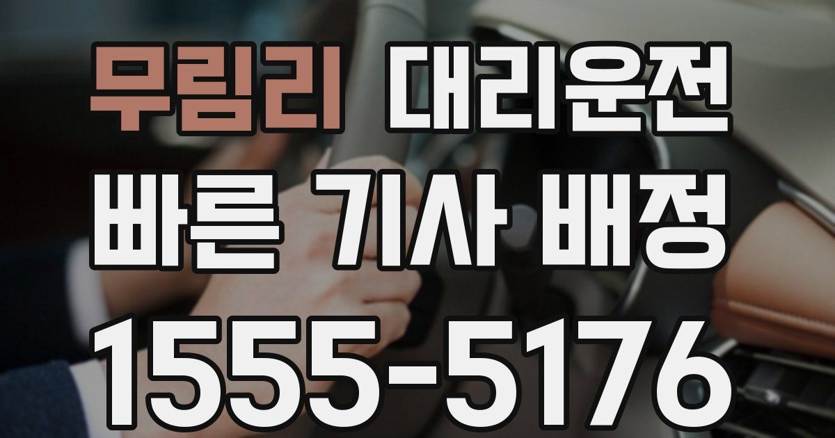 일일대리기사