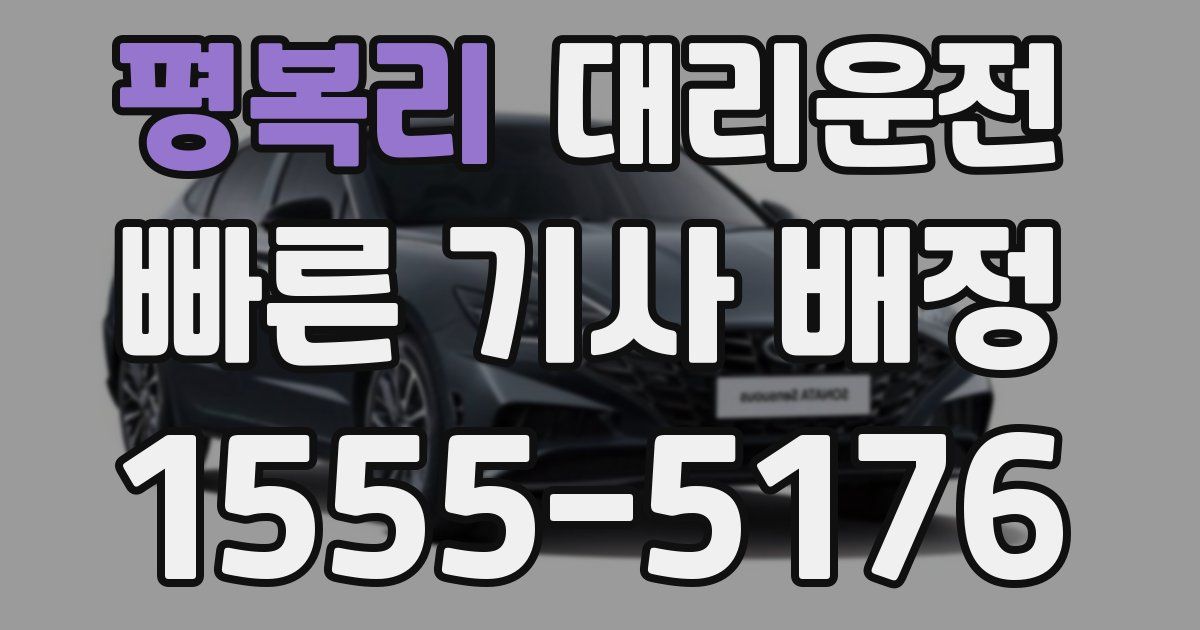 일일대리기사