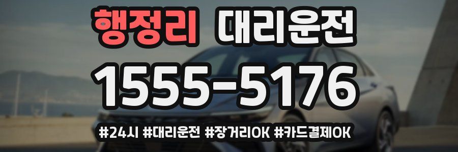 행정리 대리운전