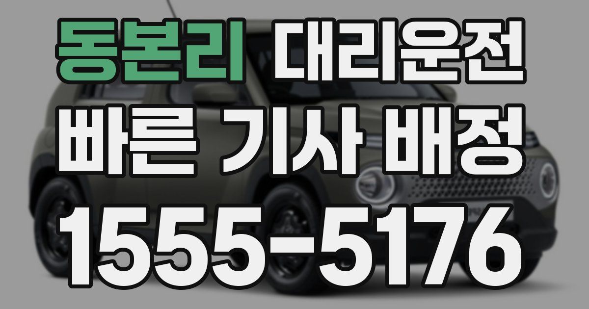 일일대리기사