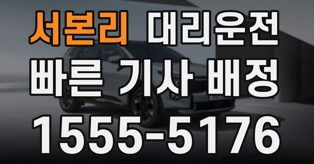 일일대리기사