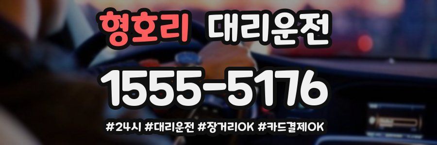 형호리 대리운전