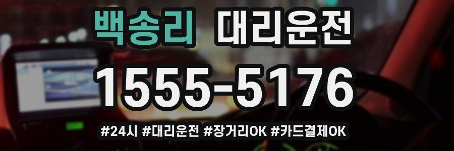 백송리 대리운전