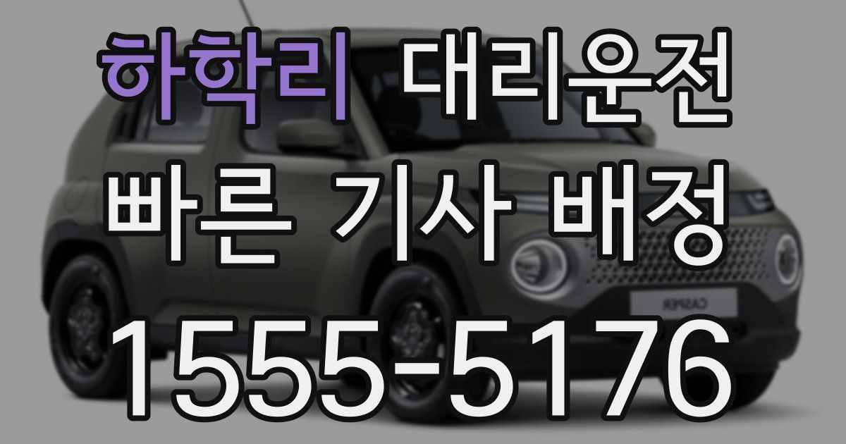 일일대리기사