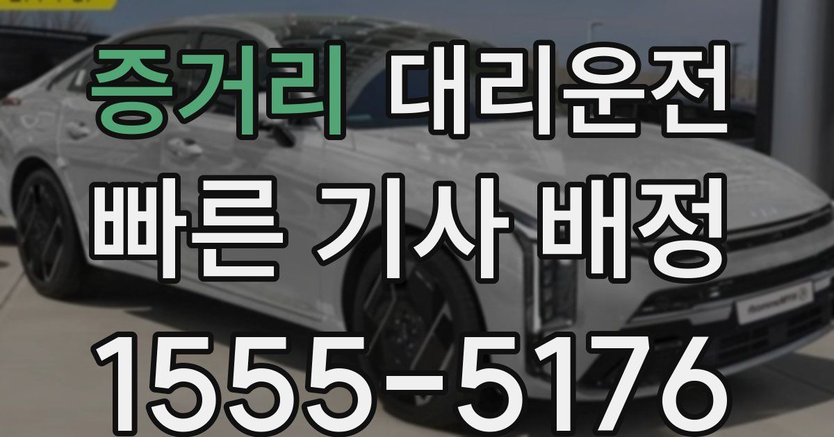 일일대리기사