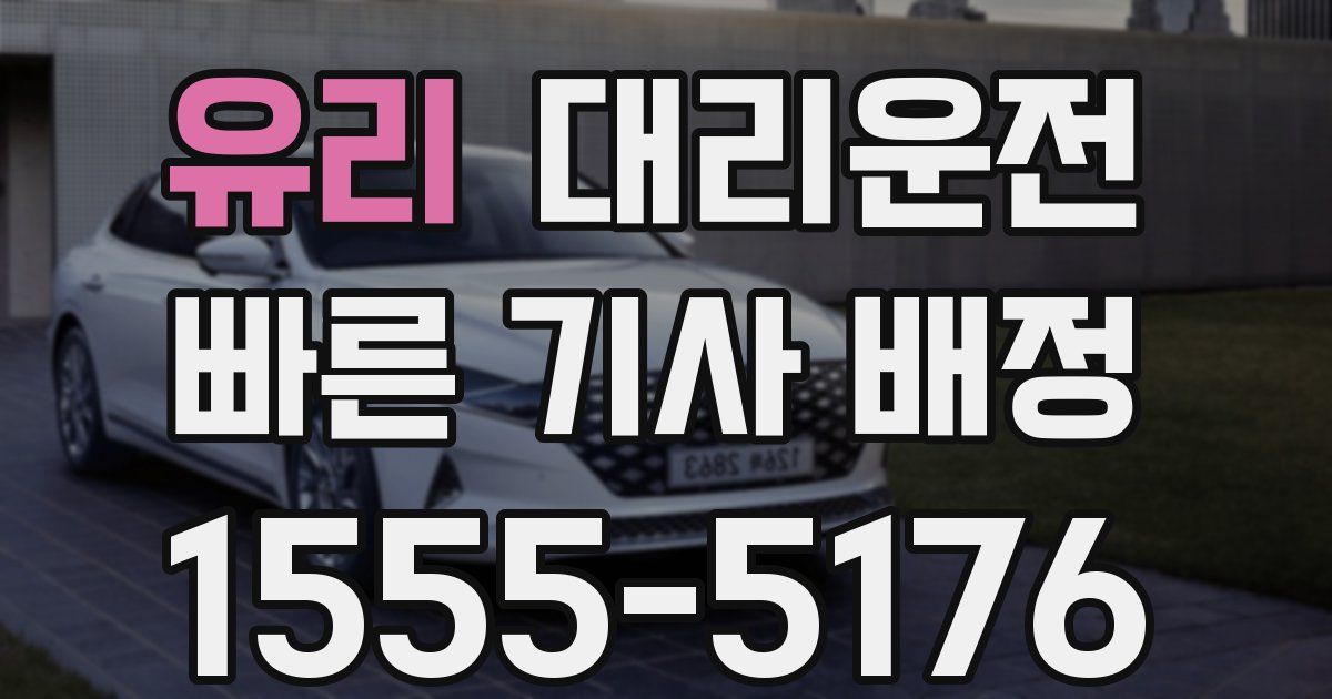 일일대리기사