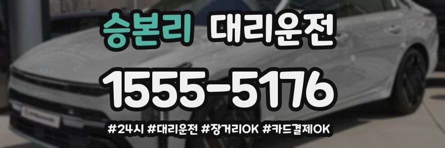 승본리 대리운전