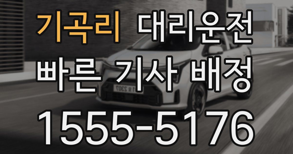 일일대리기사
