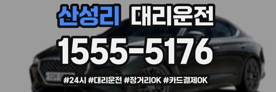 산성리 대리운전