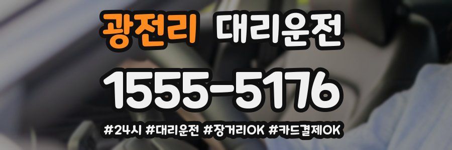 광전리 대리운전