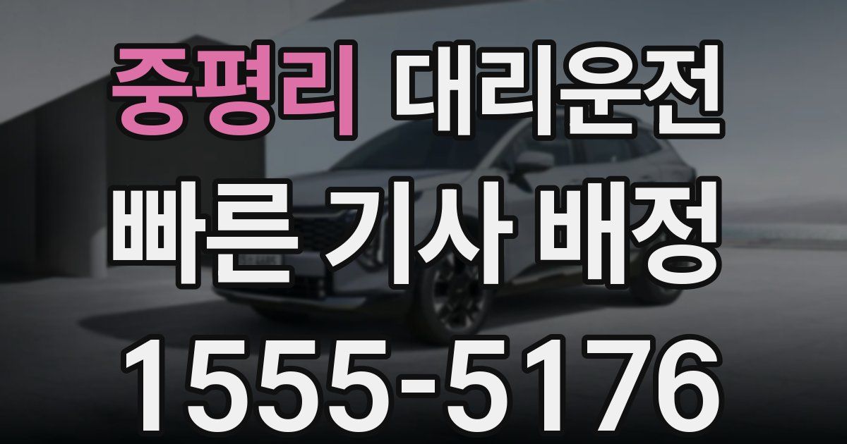 일일대리기사