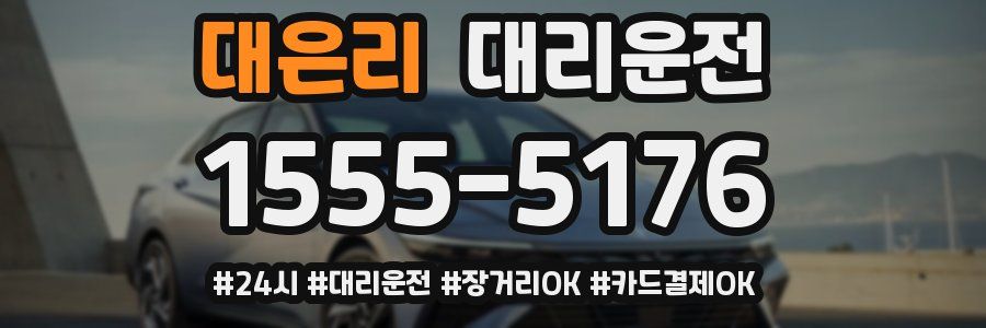 대은리 대리운전