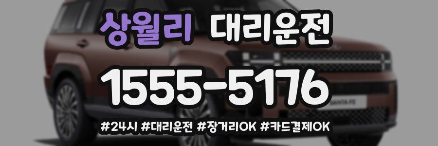 상월리 대리운전