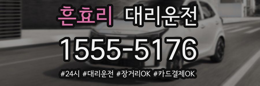 흔효리 대리운전