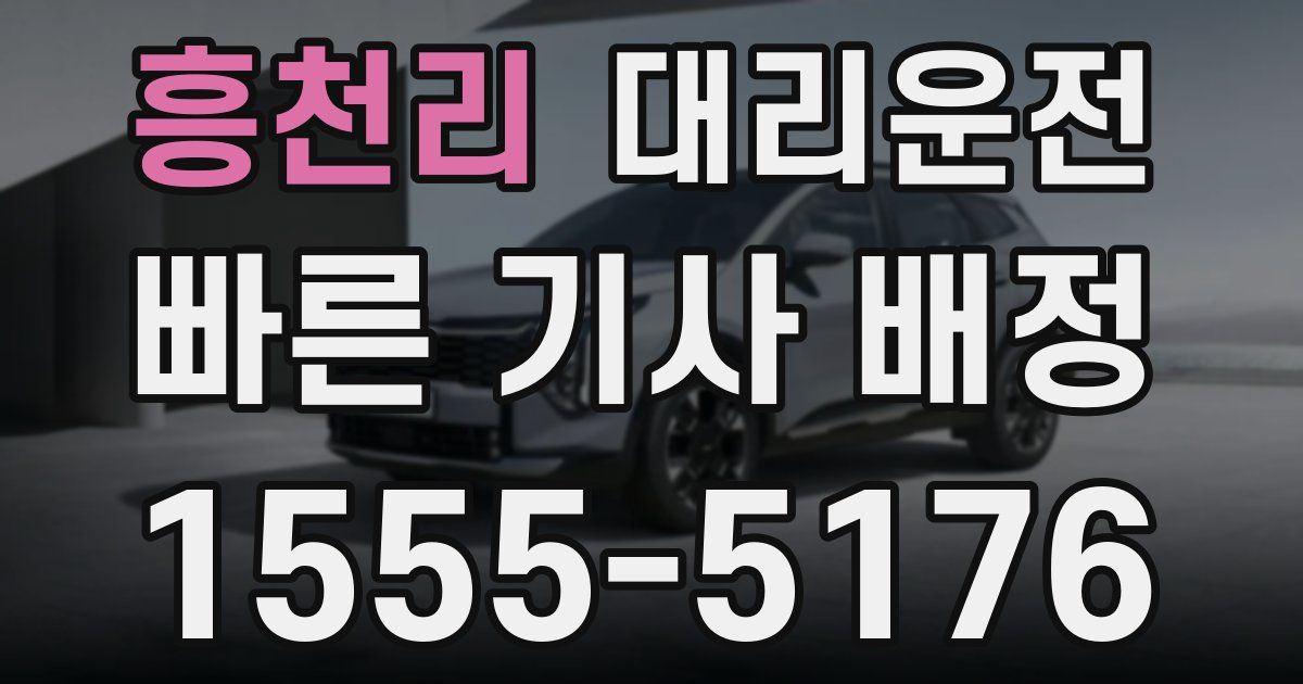 일일대리기사