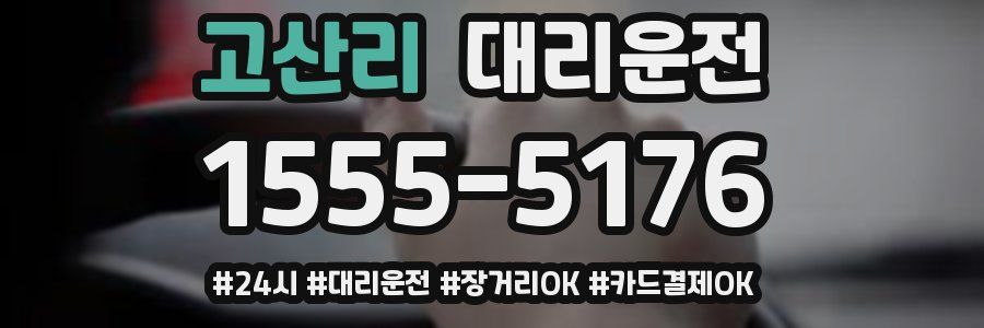 고산리 대리운전