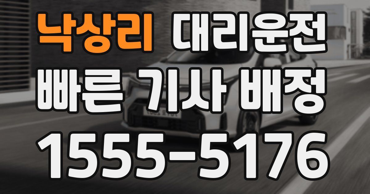 일일대리기사