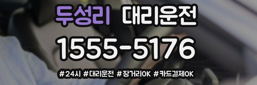 두성리 대리운전