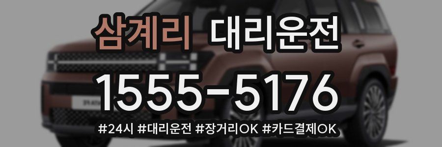 삼계리 대리운전