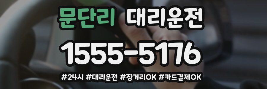 문단리 대리운전