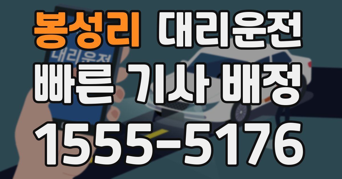 일일대리기사