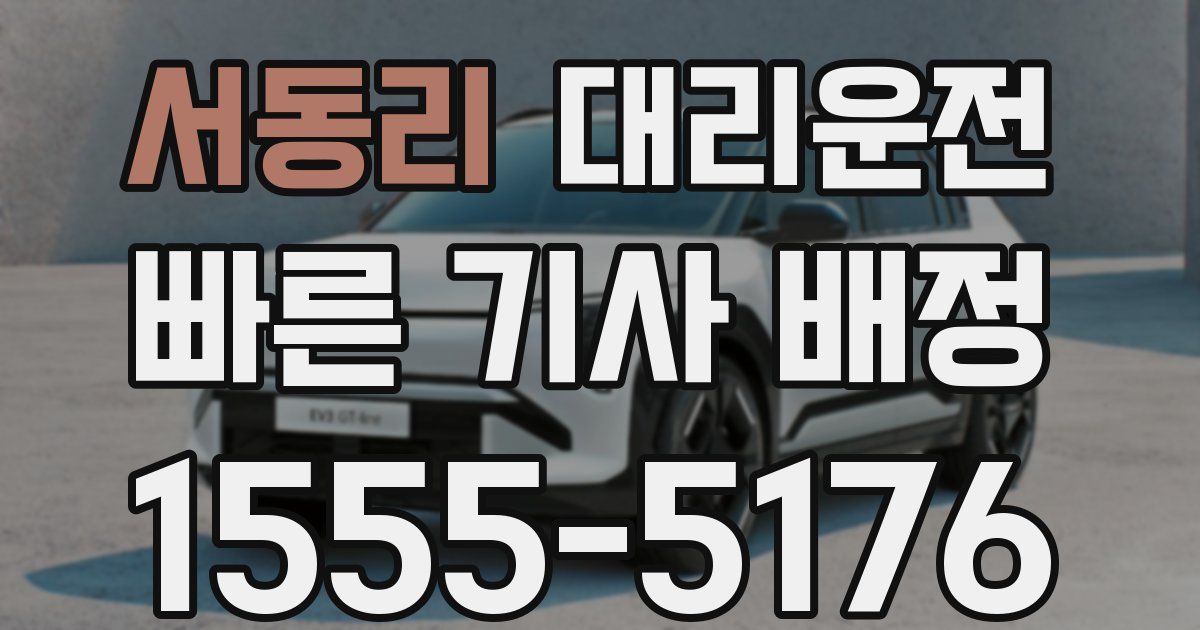 일일대리기사