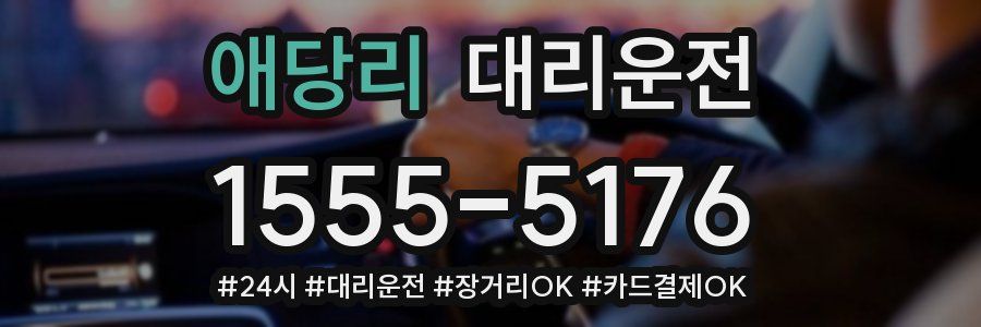 애당리 대리운전