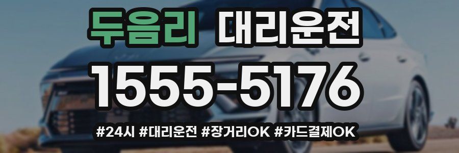 두음리 대리운전