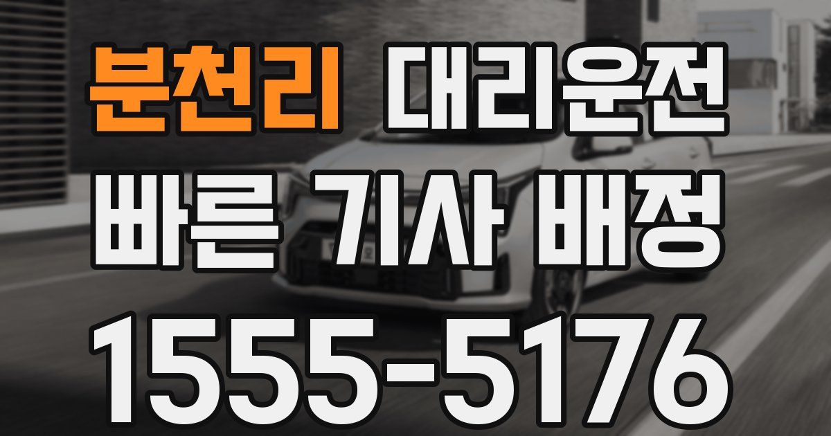 일일대리기사