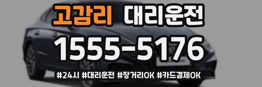 고감리 대리운전