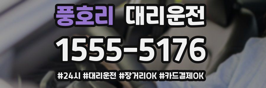 풍호리 대리운전
