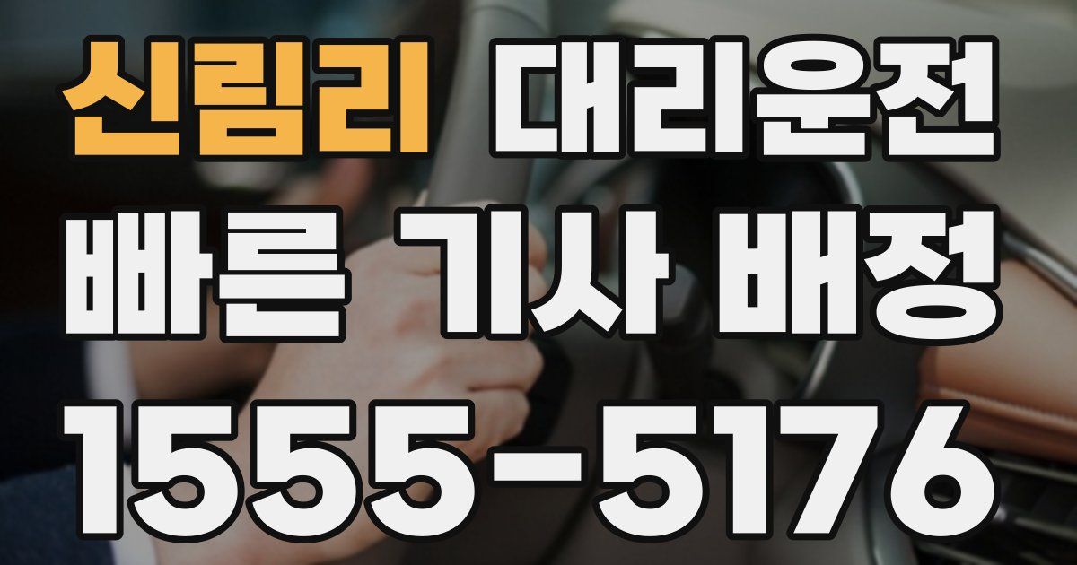 일일대리기사