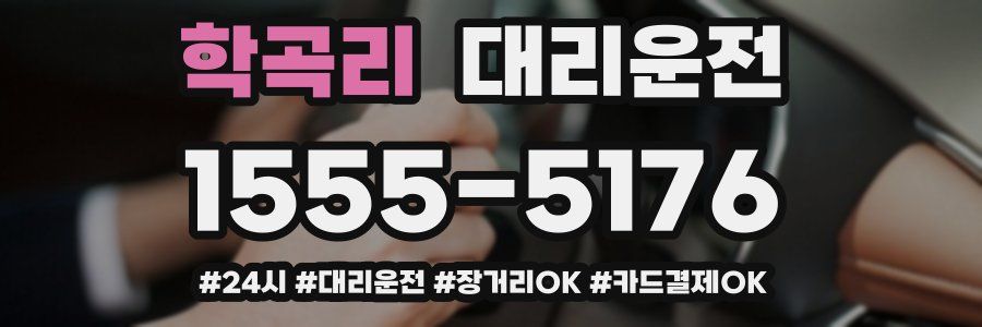 학곡리 대리운전