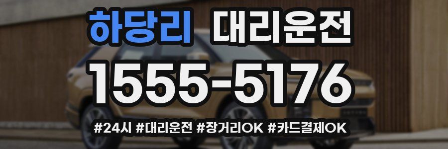 하당리 대리운전