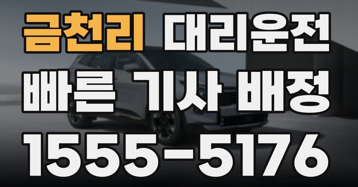 일일대리기사